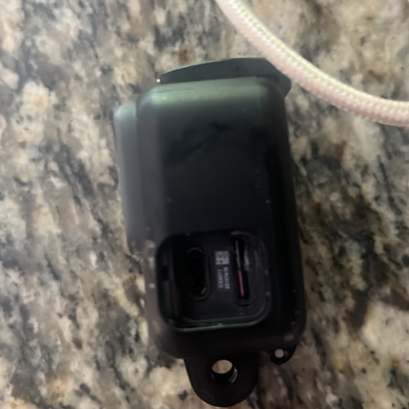 Go pro - I believe it’s damaged now because it got wet on our last trip.